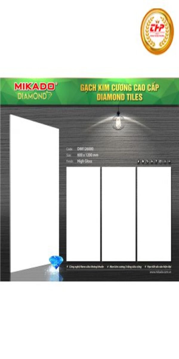 60x120 DIM126000 A1 trắng